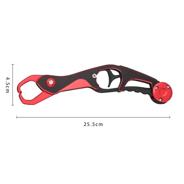 Fish Lip Grip Fishing Gripper SVART Black
