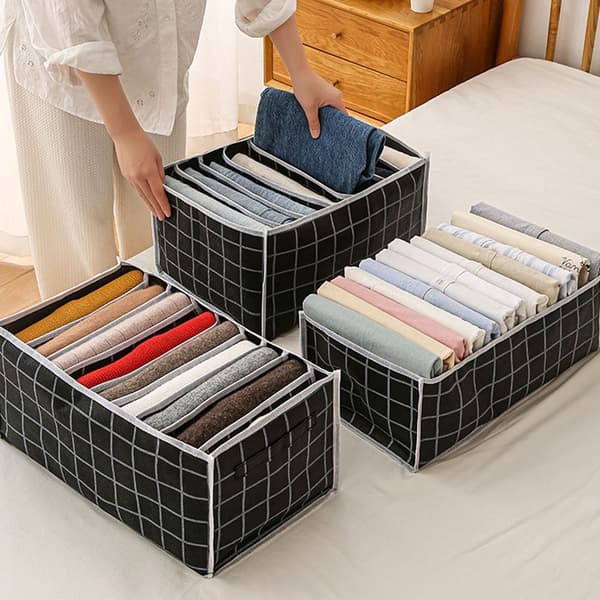 Jeans Förvaringslåda Kläder Efterbehandlingslåda 9 GASTER 9 GASTER 9 grids