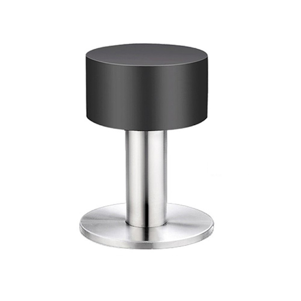 Dörrstoppare Gummistoppare SVART 60MM Black 60mm