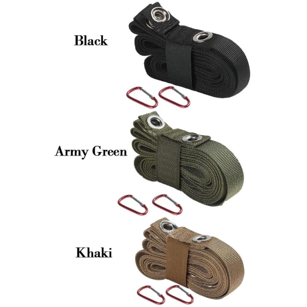 Telt Snøring Baldakin Forlengelsesbelte KHAKI Khaki