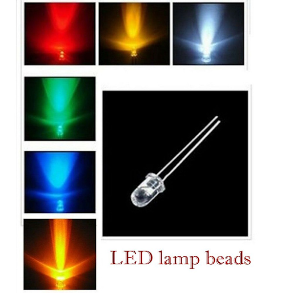 100 kpl 5 mm led-lamppuhelmiä valikoimasarja 5 mm LED-valooranssi orange