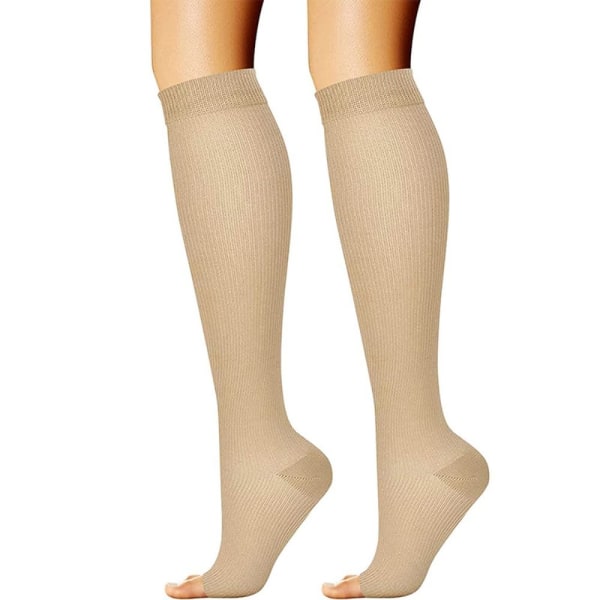 Kompresjonssokker Sport Kompresjonssokker HUDFARGE S/M Skin Color S/M