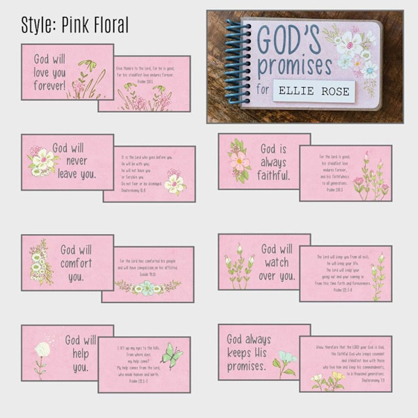 Adult Notes Book Muistilehtiö PINK FLORAL PINK FLORAL pink floral