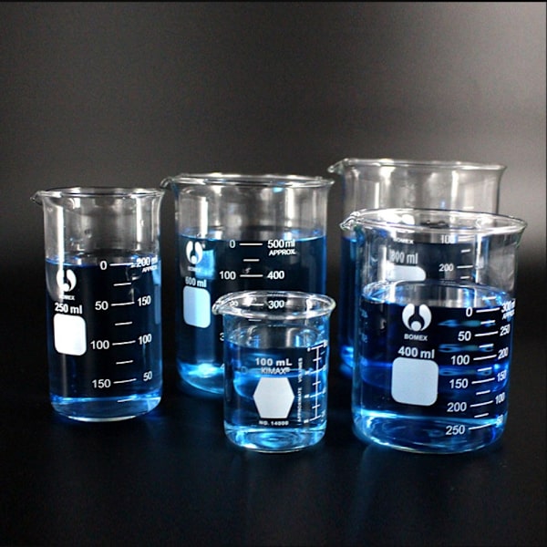 Lab Beger Graduated Beaker Scaled Measuring Cup