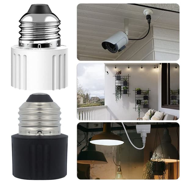 E26 Pærefatning LED Sokkel SORT black