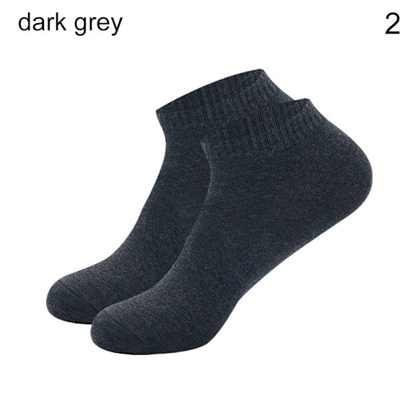 Bomuldsstrømper Dame Og Herre Sokker MØRKE GRÅ 2 2 dark grey 2-2