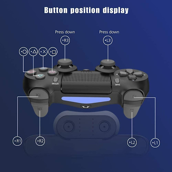 Controller padler Tilbage Knap Forlængernøgler bag
