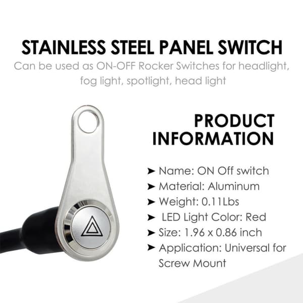 Motorcykelstyrskontakt Moto Light Controller Light