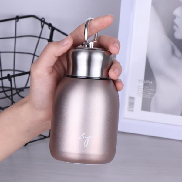 Isoleret vandflaske Big Belly Cup SORT Black