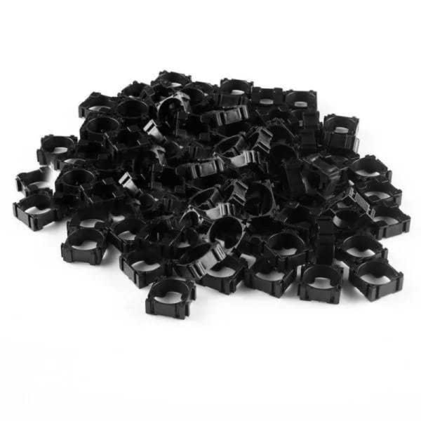100 stk/pose 18650 battericelleholder batteribrakett batteri