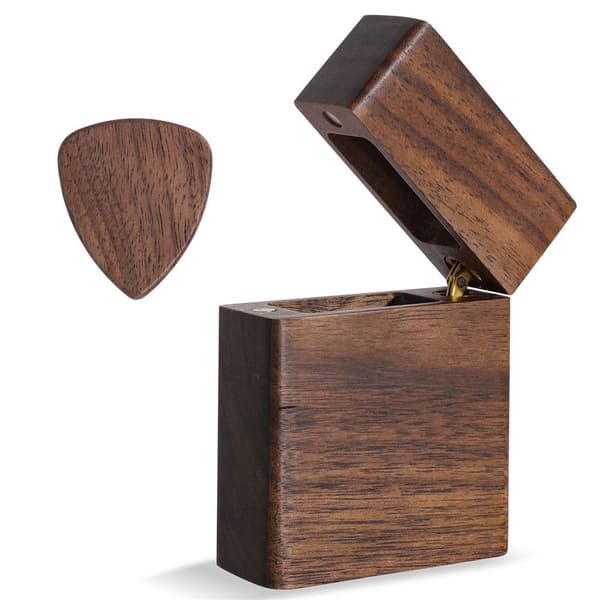 Guitar Pick Box och Pick Stand för Ukulele Guitar Lovers