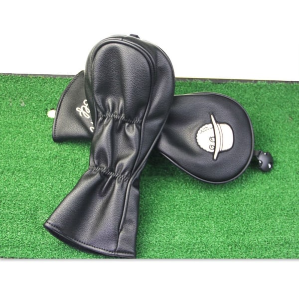 Golf Club Head Cover Golf Wood Cover SVART DRIVER COVER DRIVER Black Driver Cover-Driver Cover