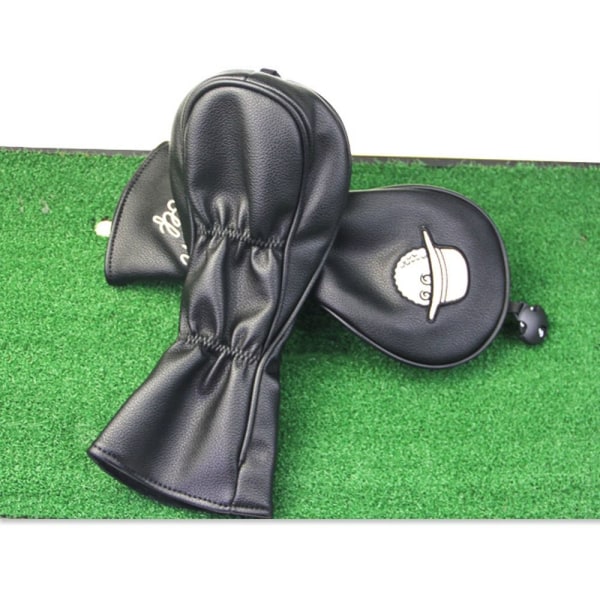 Golfmailan cover Golf-puinen cover MUSTA COVER HYBRID Black Hybrid Cover-Hybrid Cover