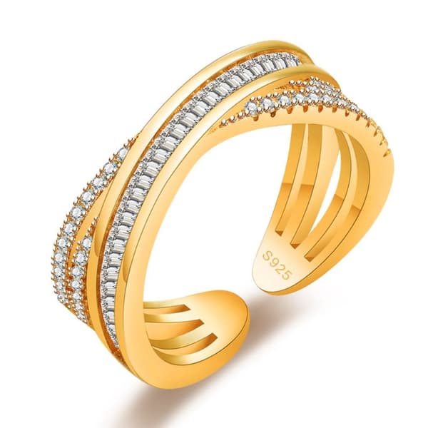 Moeva Ring Noava Twistyionic Detoxing Ring KULTA Gold