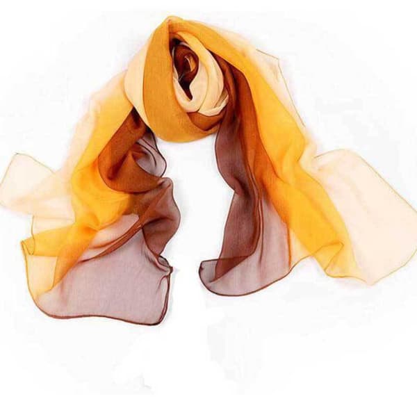 Silk Scarf Sjal BLÅ Blue