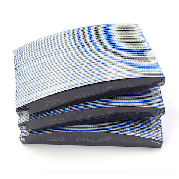 Nagelfilslipning Buffer Manikyr 5PCS-100-100 5pcs-100-100
