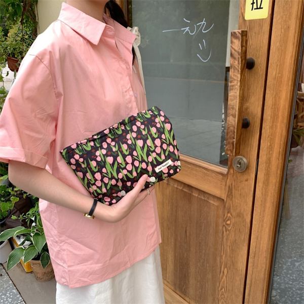 Print Kosmetisk taske Makeup Taske E E E