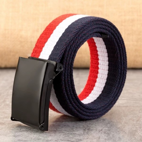 Canvas Vyöt Tactical Belt PUNAINEN&VALKOINEN red&white