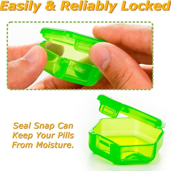 6st Pill Organizer Case Medicinhållare