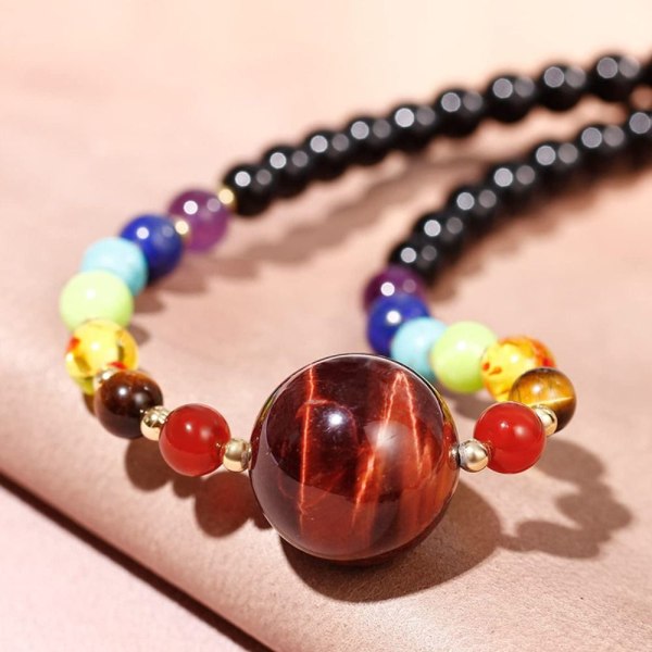 7 Chakra Halskæde Yoga Halskæde RED TIGER EYE RED TIGER EYE Red Tiger Eye