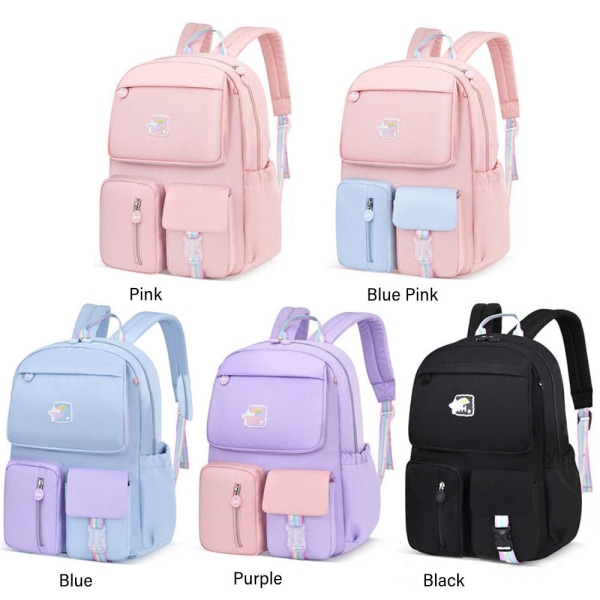 Vandtætte skoletasker til børn Purple