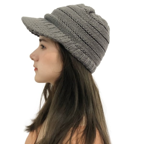 Casual Beanies Strikket Beanie Cap HVIT white