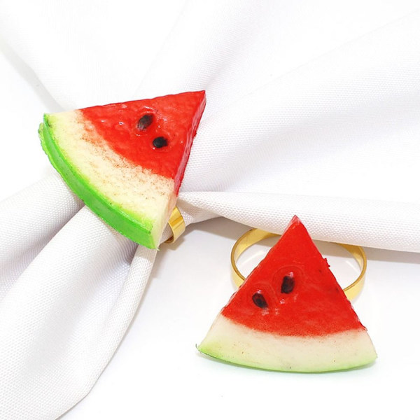 Frugt Servietringe Servietholdere CITRONSKIVA CITRONESKIVE Lemon Slice