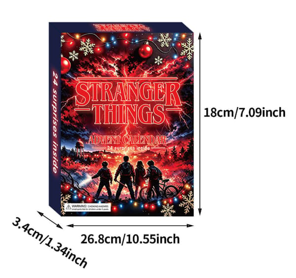 Stranger Things Julekalender 2026 – Julepynt, Juletræspynt