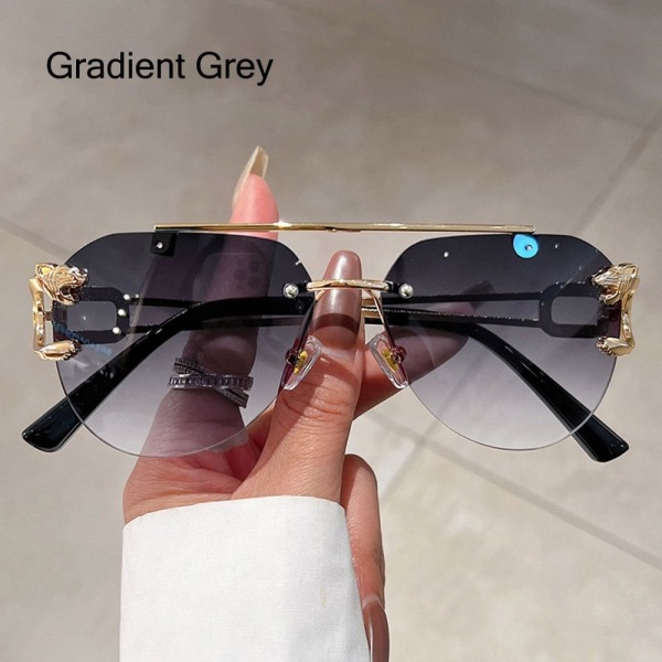 Cheetah Decor Aurinkolasit Double Bridge Aurinkolasit GRADIENT Gradient Grey