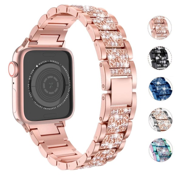Watch för Apple Watch SE Series 6 5 4 3 2 1 rose pink 38mm and 40mm