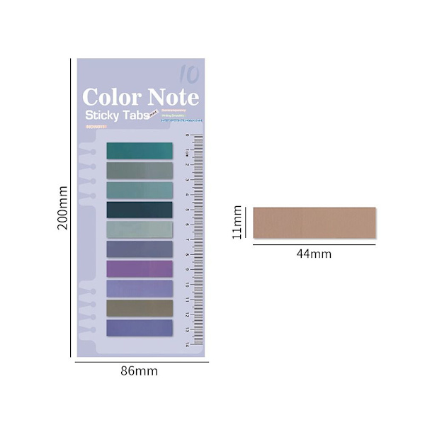 3-pak Sticky Notes Memo Pad Tabs 2 2 2
