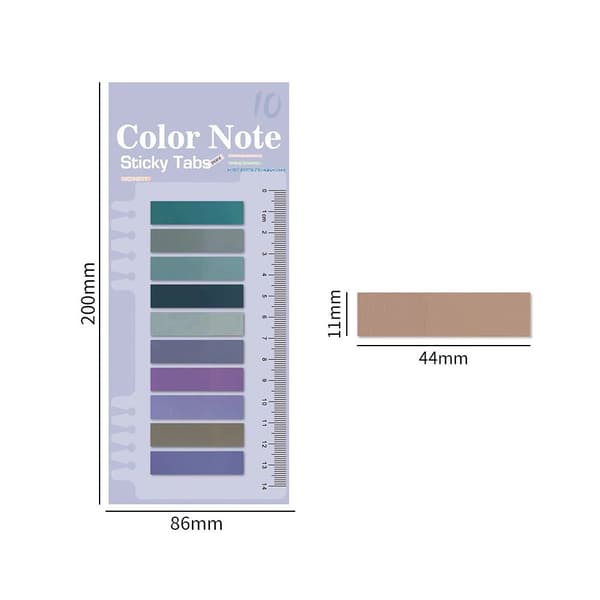 3 pakke Sticky Notes Memo Pad Tabs 5 5 5