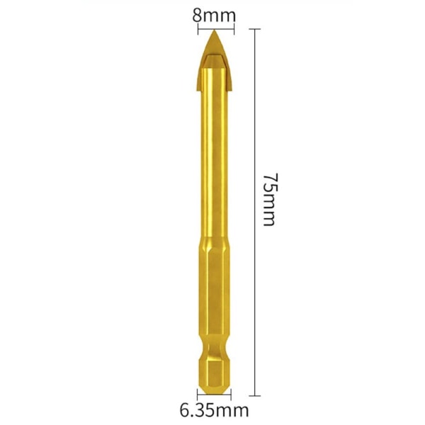 Borkrone Karbidbit 8MMHEX-1 HEX-1 8mmHex-1