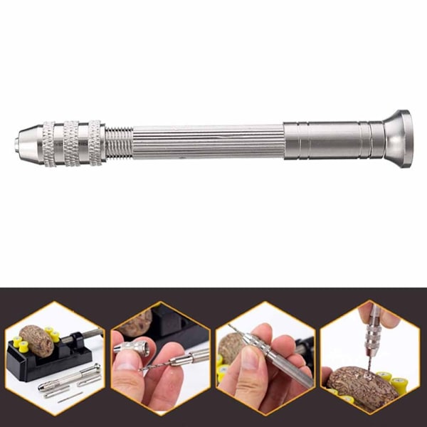 Handtwistborr Handborrverktyg 0,5-2,0MM 11ST 0,5-2,0MM 0.5-2.0mm 11PCS