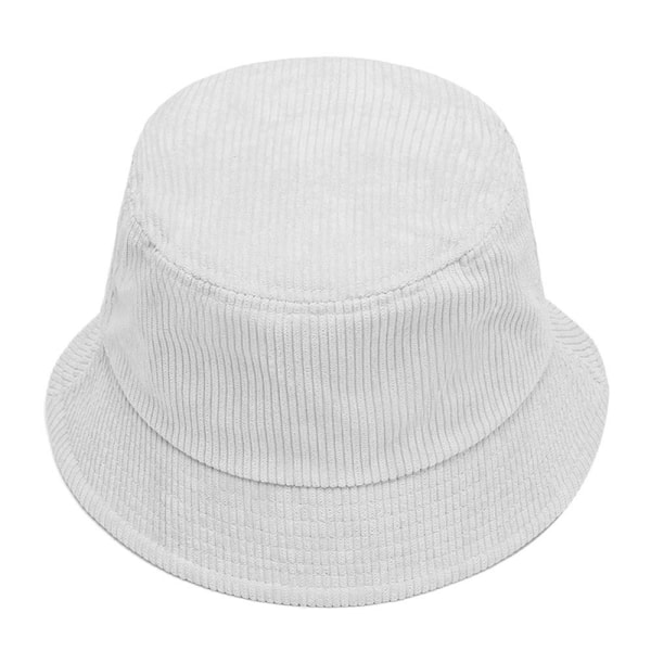 Bucket Hat Fisherman Cap HVID White