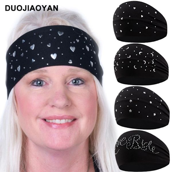 Krystal bredt pandebånd Yoga pandebånd 1 1 1