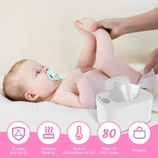 Wipe Warmer Baby Wipe Warmer HVIT White