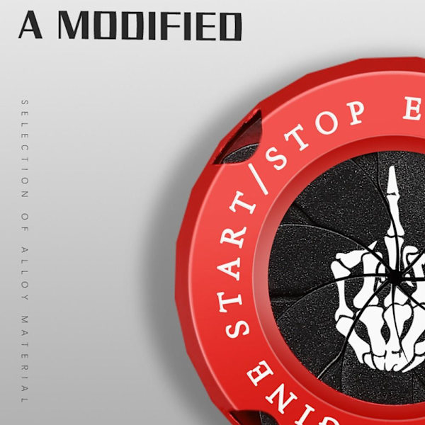 Onekey Start Stop Button Cover Bilinredning 4 4 4
