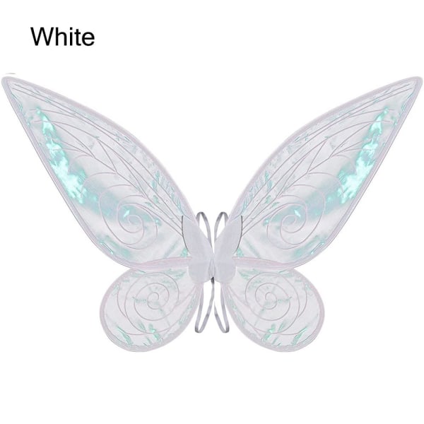 Halloween-asut Fairy Wings Dress-Up Wings white