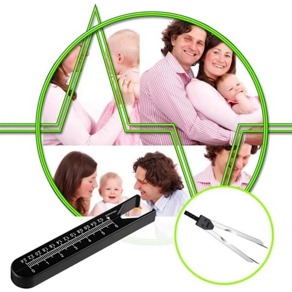 Drafting Divider Måleværktøj EKG Calipere SORT Black