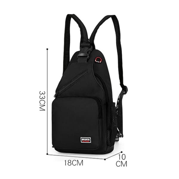 Chest Pack Skuldertaske SORT Black