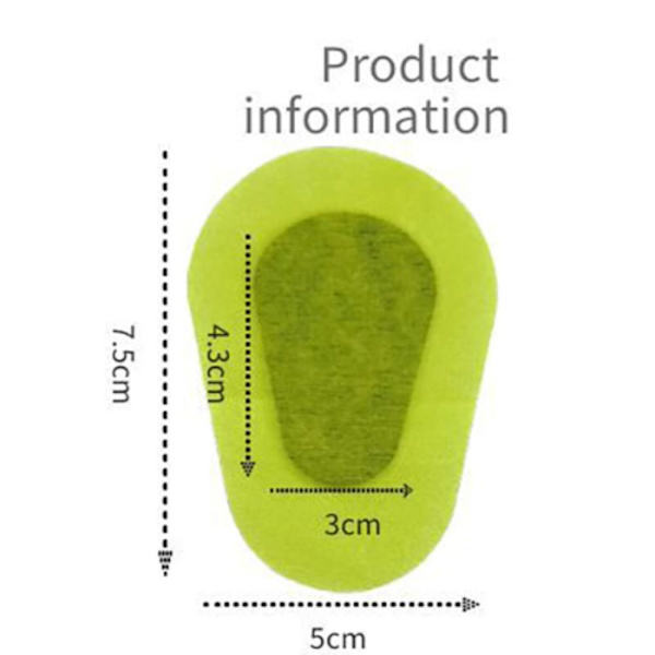 10st Amblyopia ögonlapp Självhäftande ögonlapp GUL yellow
