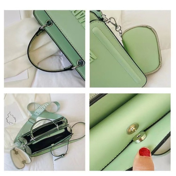 Kvinnor Tygväska Crossbody Handväska GRÖN Green