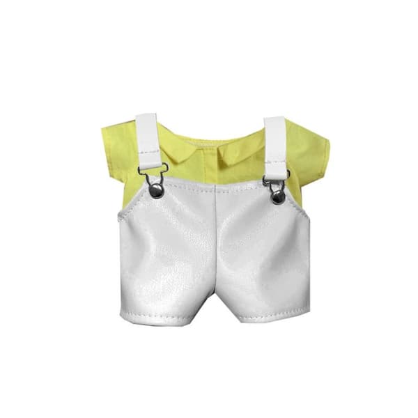Set Hängslen Byxor VIT SET SET white set-set