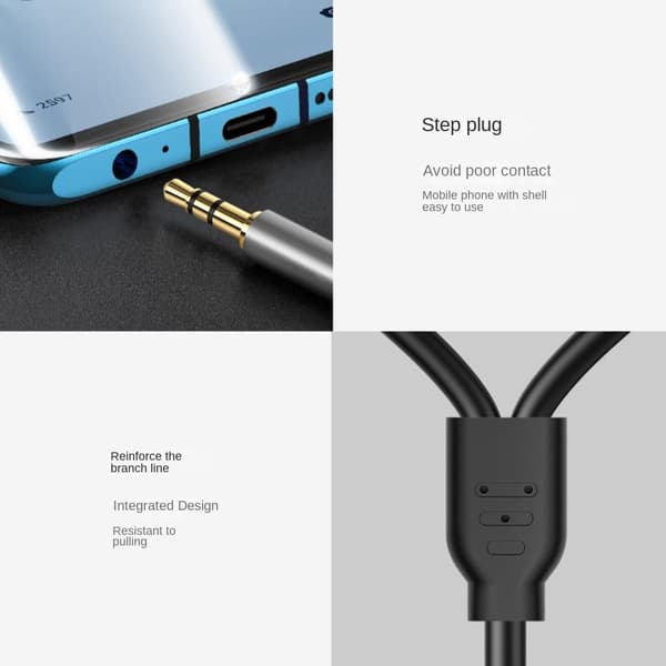 Lydkabel AV-kabel 1M 1m