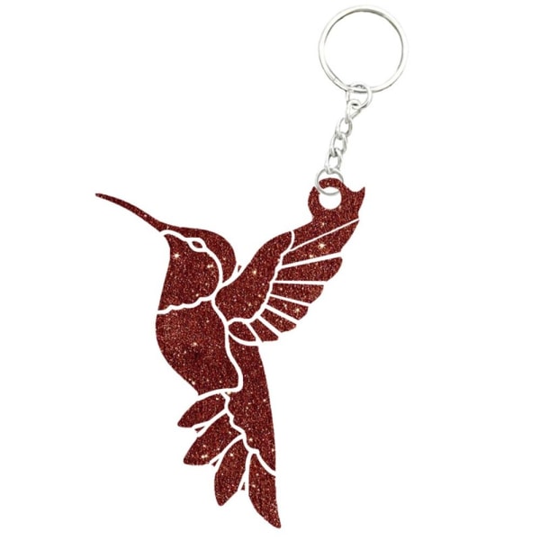 2 STK Resin Hummingbird Mold Nøglering Form Silikone Form