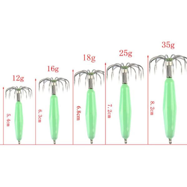 Squid Hook Octopus Bait 18G 18g
