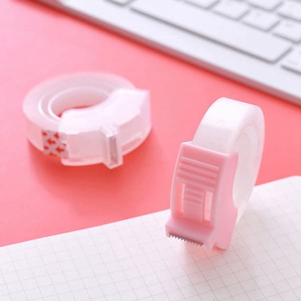 2 STK Tapekutter Tapdispenser ROSA pink