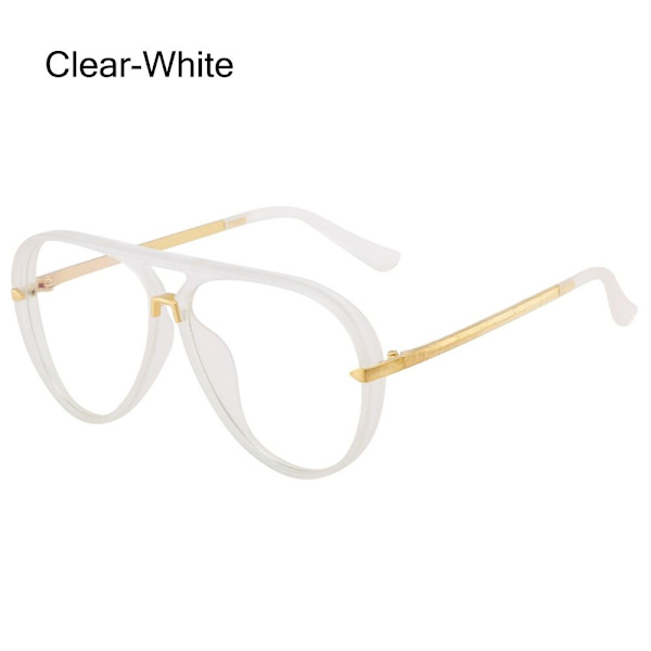 Top Bar Aurinkolasit Shades Gradient Aurinkolasit CLEAR-WHITE Clear-White