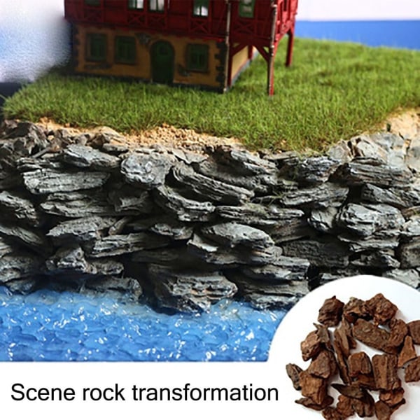 50g Simuleringsbänk Rock Stone Mountain Platform 30-50MM 30-50mm